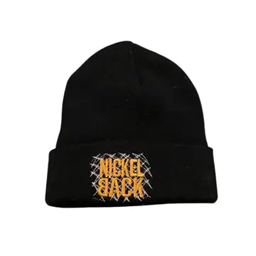 00s NICKELBACK 니켈백 니트 모자 밴드 구제 의류