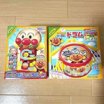 호빵맨 드럼 가챠가챠 2개 세트
