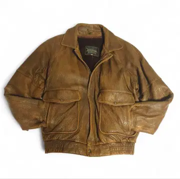 플라이트 자켓 리얼 가죽 양가죽 G-1A-2 라이너 브라운 42