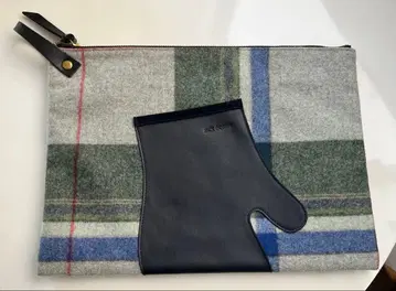 JACK GOMME 체크 무늬 클러치백