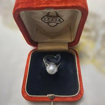 진주 반지 실버 티 레트로 쇼와