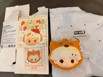 POP BEAN DIMOO Fox 파자마 파티 디무 이어폰 백