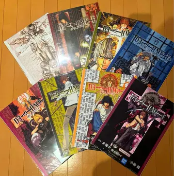 데스노트 DEATH NOTE 제일복권 F상 A3 클리어 포스터 8종 세트