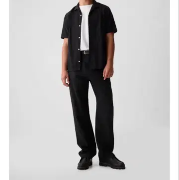 GAP 90s 루즈 카키 블랙 W32 치노 팬츠