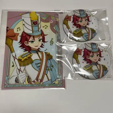 프리파라 아사히 캔뱃지 마루쿠지 2개