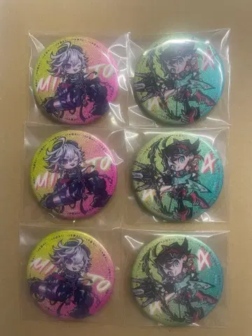 니지산지 캔뱃지 사에구사 아키나 후와 미나토 Stun Mode 캔뱃지