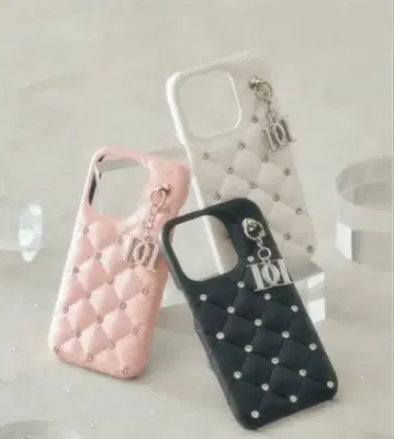 Darich 퀼팅 비쥬 DD 참 iPhone 케이스