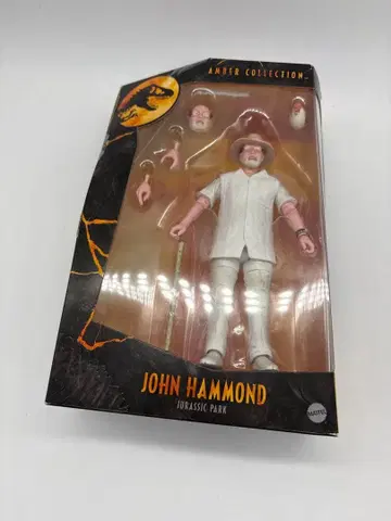 MATTEL 쥬라기 공원 존 해먼드 피규어 미개봉 새상품