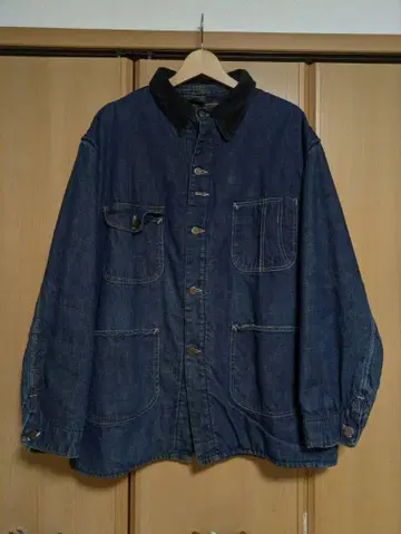 60s STRONG RELIABLE 다크 네이비 빈티지 커버올