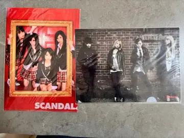 SCANDAL CD 자켓 디자인 클리어 파일