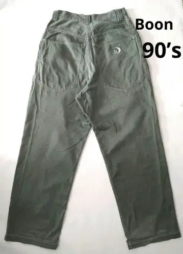 [레어] Boon 90's 올리브 그린 팬츠 좋은 색상