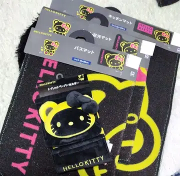 헬로키티 주방 화장실 욕실 매트 페이퍼 홀더 [미사용 새상품] 4점