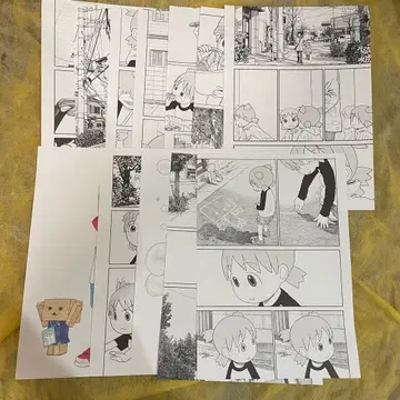 요츠바랑! 2025년 원화전 달력 원화 부분