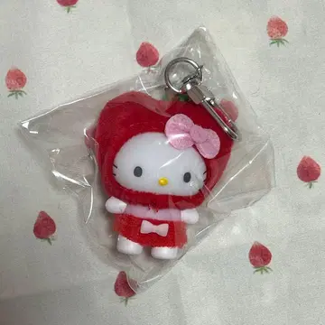산리오 시크릿 키링 과일 치비토모 헬로키티 사과