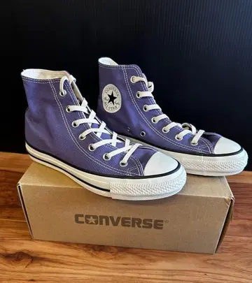 미사용 새상품 CONVERSE ALL STAR 하이컷 퍼플 24.0cm
