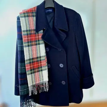 TOMBOW VARSITYMATE 네이비 울 피코트 P코트