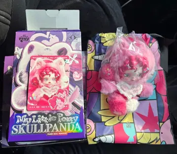 팝마트 스컬팬더 x 마이리틀포니 봉제 인형 Pinkie Pie