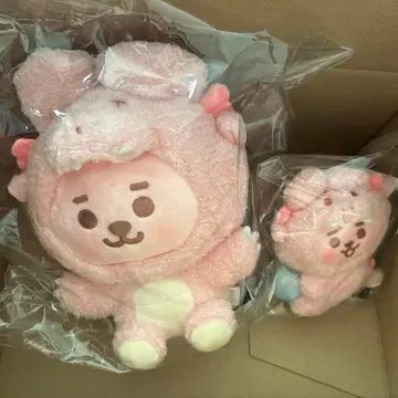 BT21 베이비 드래곤 에디션 쿠키 봉제 인형 세트