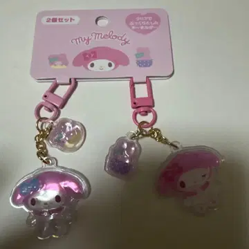산리오 오조이 니코니코 키링 봉봉드롭 키링 마이멜로디