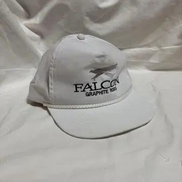 Falcon Graphite Rods 베이스볼 로프 캡 화이트