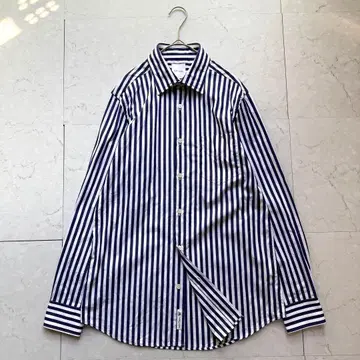 폴스미스 토마스 메이슨 스트라이프 셔츠 M 블루 현행 택