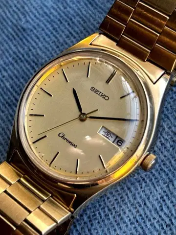 SEIKO 크로노스 쿼츠 1990년 풀 오리지널