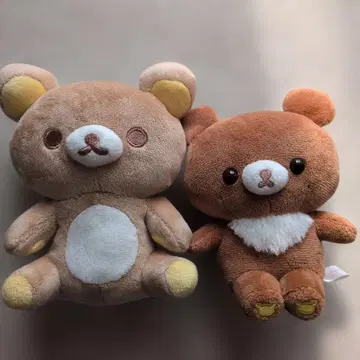 리락쿠마 차이로이코구마의 친구들 사이좋은 페어 봉제 인형