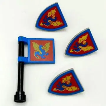 LEGO 드래곤 나이트 방패 깃발 올드 레고 정품