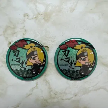 NARUTO 네온 캔뱃지(SD) 데이다라