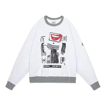 C.E Lips Display 크루넥 그레이 ( 사이즈 L )