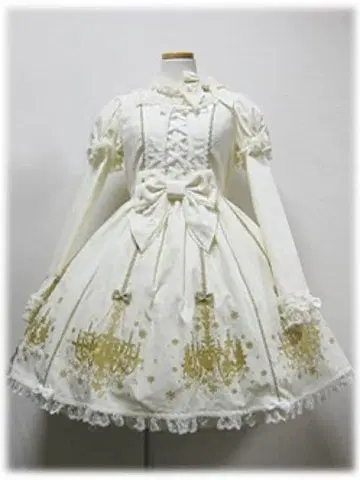 Angelic Pretty 샹들리에 프린트 원피스