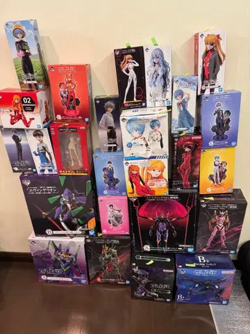 에반게리온 피규어 제일복권 묶음 판매 새상품 미사용 미개봉