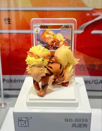 [일본 미발매] 윈디 포켓몬 카드&피규어 에몽점정 수집라151여정