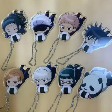 주술회전 카프리코 키링 아크릴 키링 고죠 사토루 묶음 판매