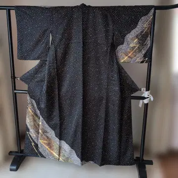 신무용 기모노 블랙