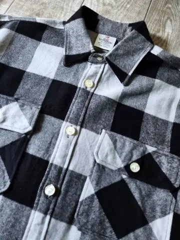 로스코 버팔로 체크 헤비 웨이트 플란넬 셔츠 긴팔 스트릿