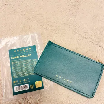 정국 전시회 GOLDEN 카드 지갑 일본 한정판