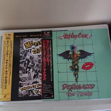 [ 레이저 디스크 2장 세트 ] Motley Crue 모틀리 크루