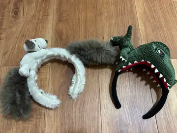 유니버셜 머리띠 스쿠피 쥬라기 공원 공룡