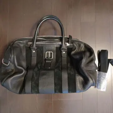 MALO 콤비 가죽 보스턴 백