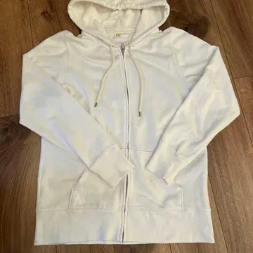 GAP 화이트 풀 집업 후드티