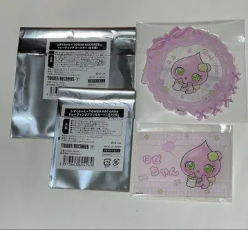 시즈쿠짱 카페 코스터 아크릴 카드 로제짱