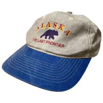 6 패널 캡 HEADLINERS 미국 빈티지 의류 알래스카 자수