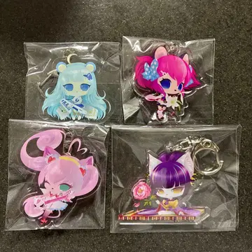 [ 새상품 ] SHOW BY ROCK!! 아크릴 키링 4종 세트