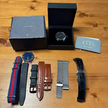 Knot 자동 감기 손목시계 교환용 스트랩 포함