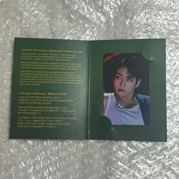 BTS 정국 전시회 GOLDEN 트레이딩 카드 인도 5