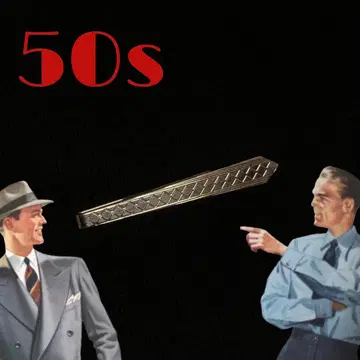 빈티지 넥타이 핀 레트로 로카빌리 50s 아르데코 앤티크