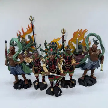 카바야 식완 세계의 신화 제2집 불교 신화 불상 피규어 8종