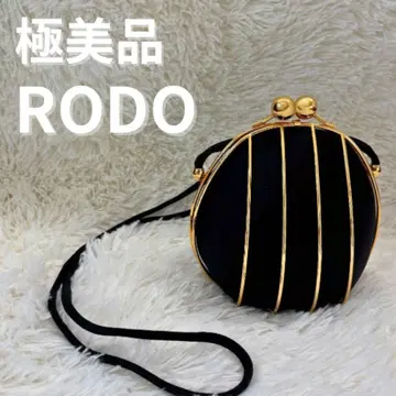 RODO 숄더백 BLACKx골드 파티백 깔끔한