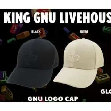 [ 새상품 ] 킹누 라이브하우스 투어 2025 로고캡 블랙